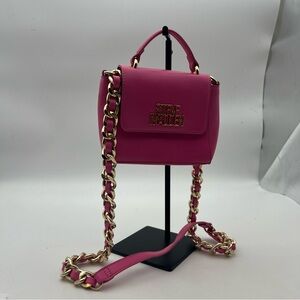 Steve Madden Fuchsia Mini Bag with Gold Chain